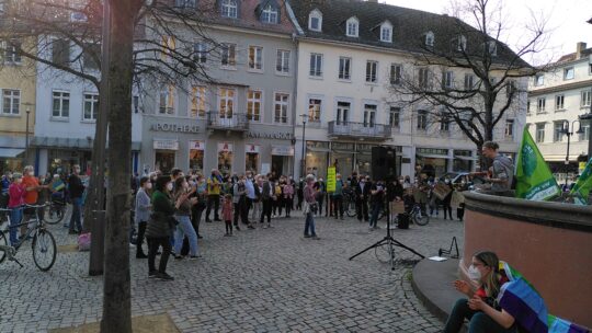 Demo Fridays for Future 25.3.22 Bensheim