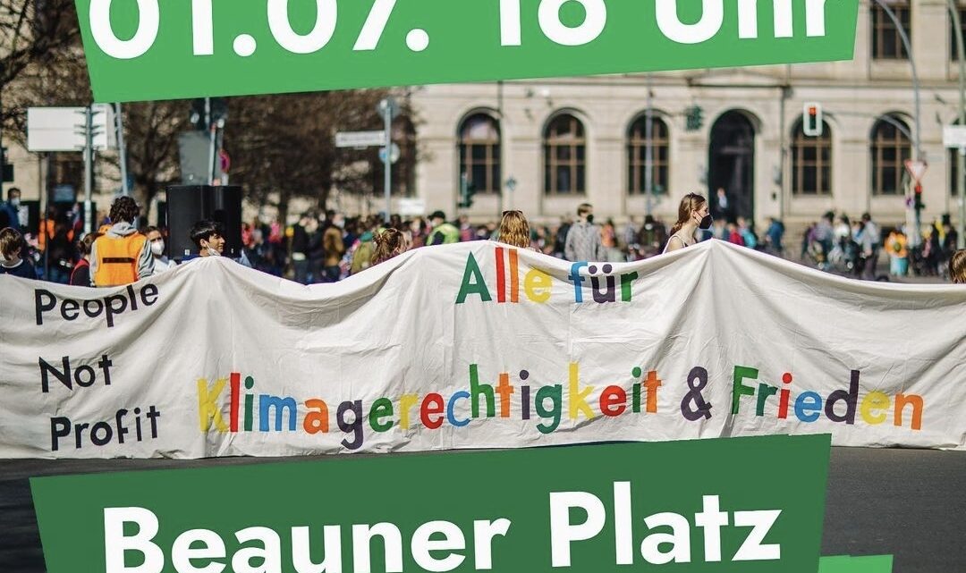 Freitag, 01.07.2022, 16 Uhr: Klimademo, Bensheim, Beauner Platz