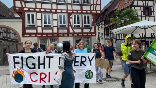 Demo Fridays for Future 1.7.22 Bensheim