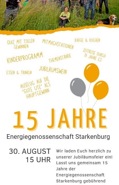 15 Jahre Energiegenossenschaft Starkenburg