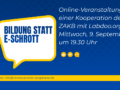 Bildung statt E-Schrott